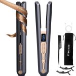 2-in-1 Cordless Hair Straightener and Curler