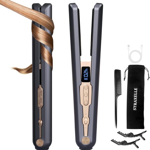 2-in-1 Cordless Hair Straightener and Curler